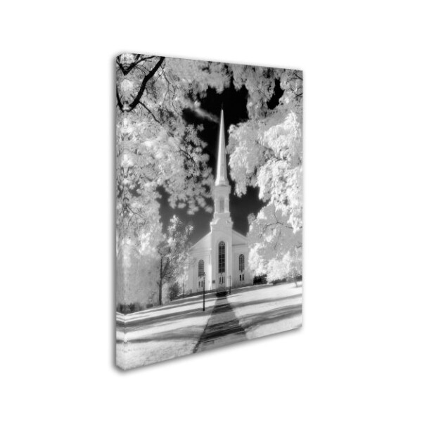 Mike Jones Photo 'Westfield Church Infrared' Canvas Art,35x47